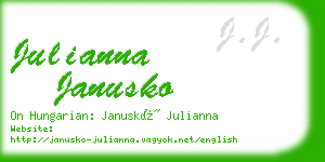 julianna janusko business card